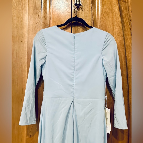 NWT - TS Couture - Ice-Blue Full-Length Formal Gown, 2 - Picture 10 of 15